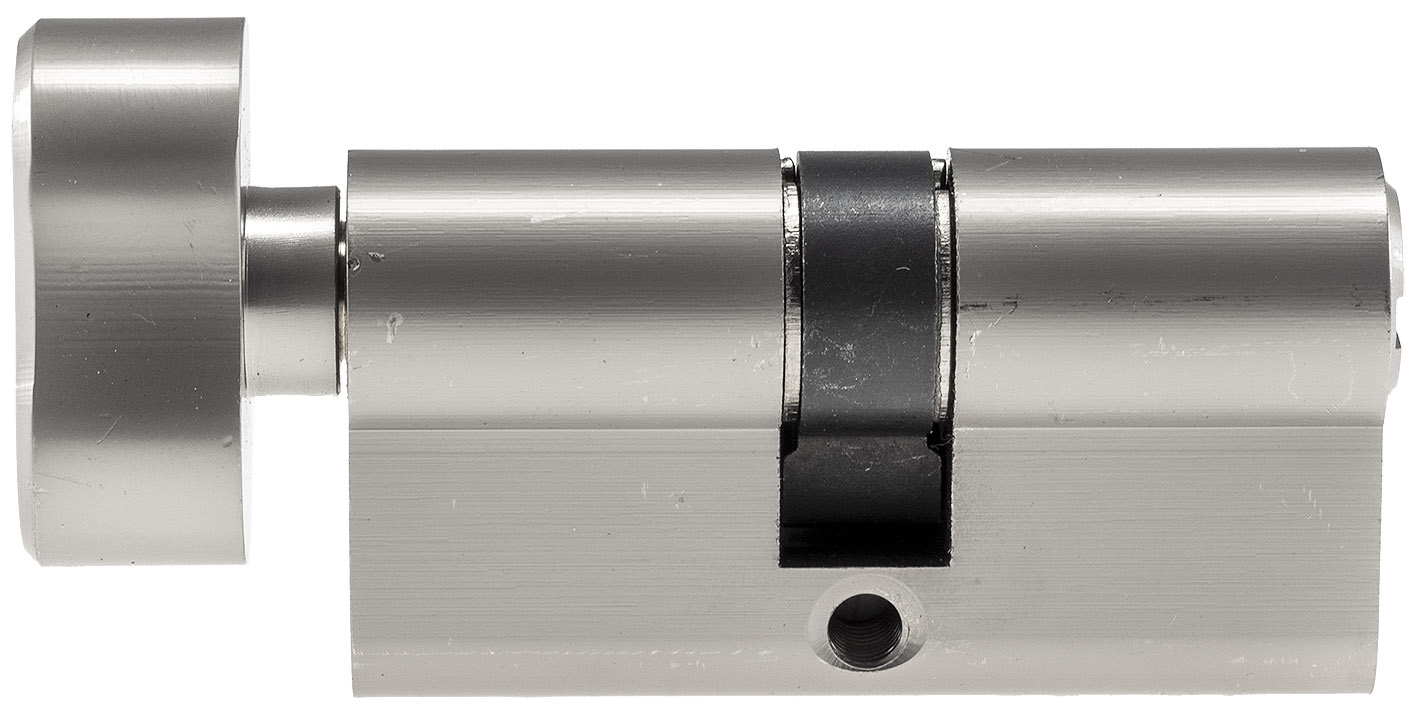 Schließzylinder 60mm (30+30mm) mit Knauf Profil-Zylinder, 5 Sicherheits- Schlüssel - »
